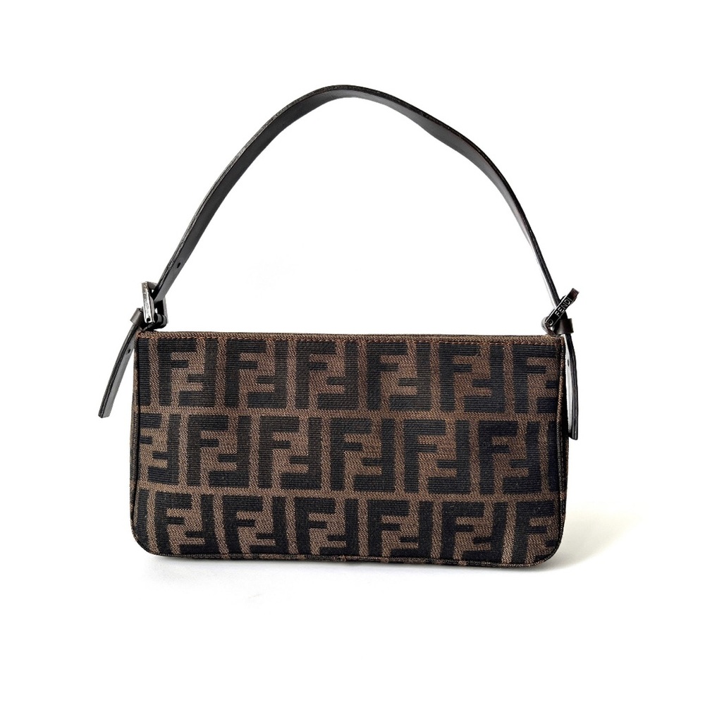Fendi vintage zucca pochette shoulder bag